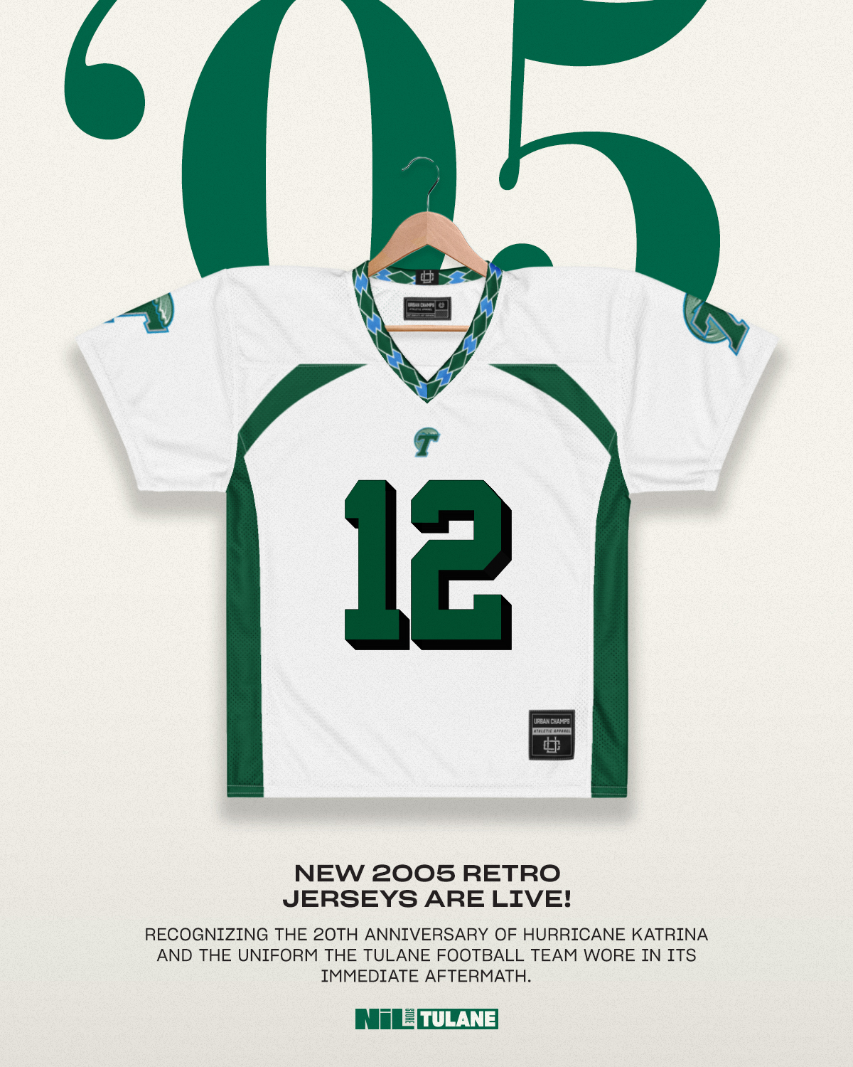 Tulane Football Honors 20th Anniversary of Hurricane Katrina Team With NIL Jerseys