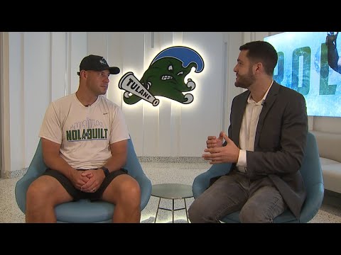 Jon Sumrall sits down with WGNO to preview Tulane’s conference opener at Tulsa