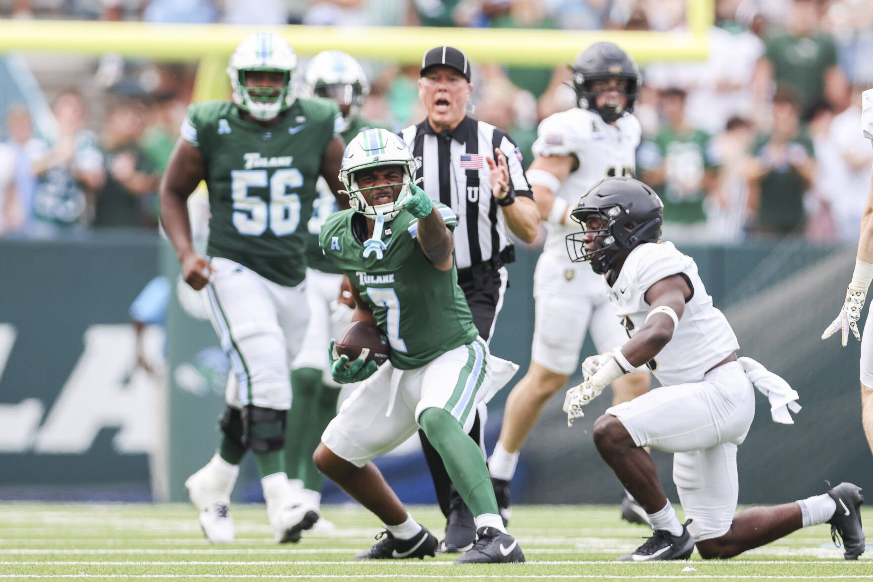 Blazing hot receiver Shazz Preston would not let Tulane be left out in the cold again