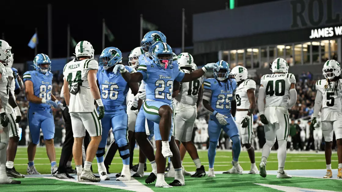 No. 24 Football Earns Fourth Straight Appearance In American Conference Championship With 27-0 Victory Over Charlotte