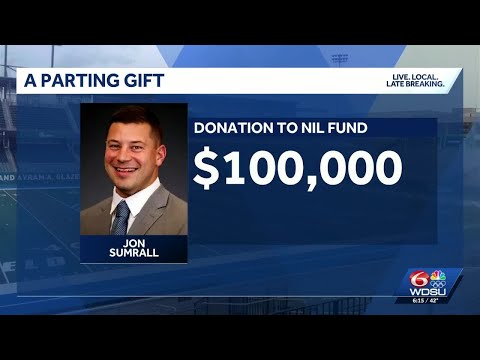 Tulane head coach Jon Sumrall donates $100,000 to NIL fund